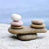 Steinchen in Balance